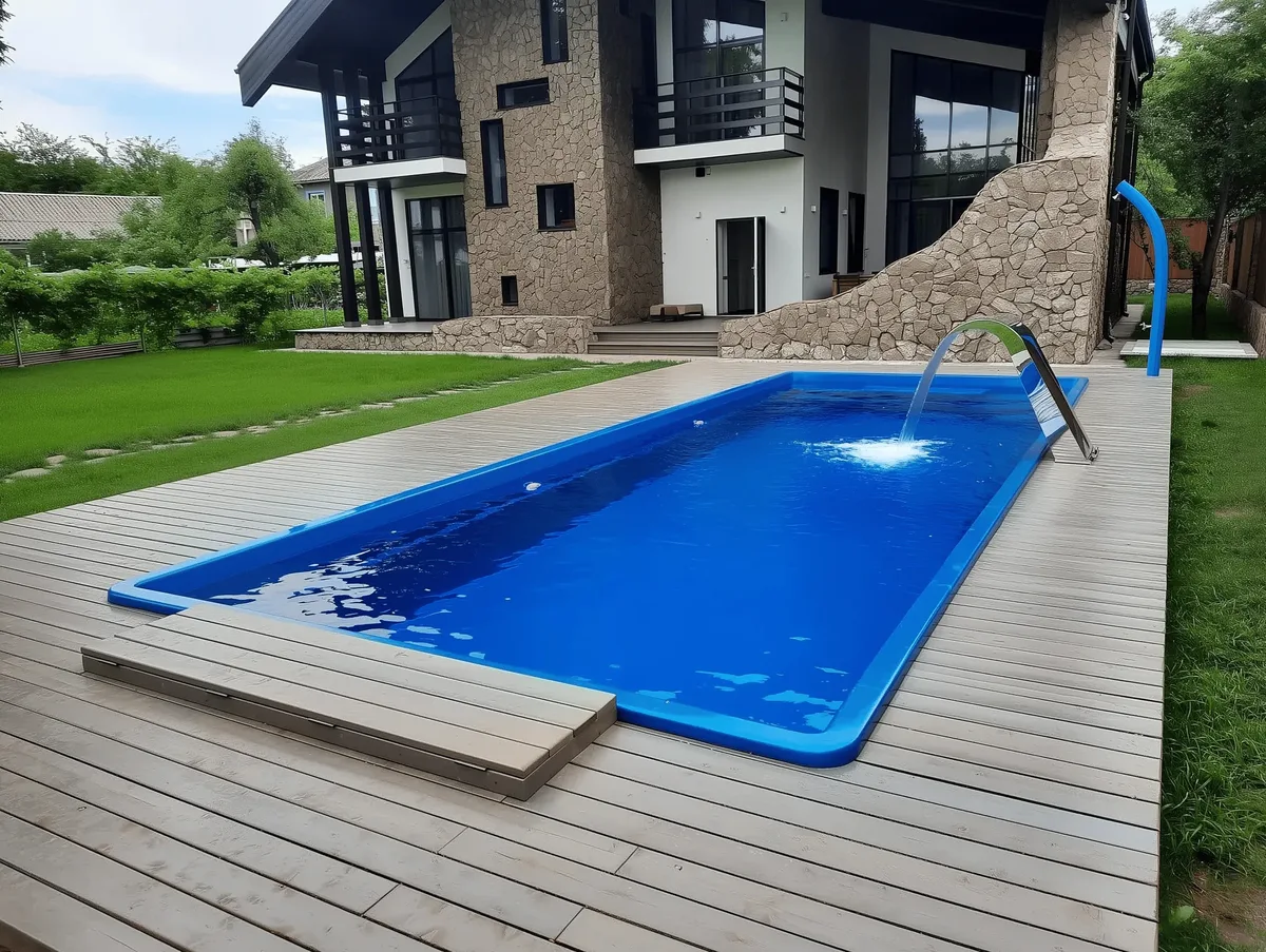 Композитный бассейн Laguna 9 — вид сверху в Щелково