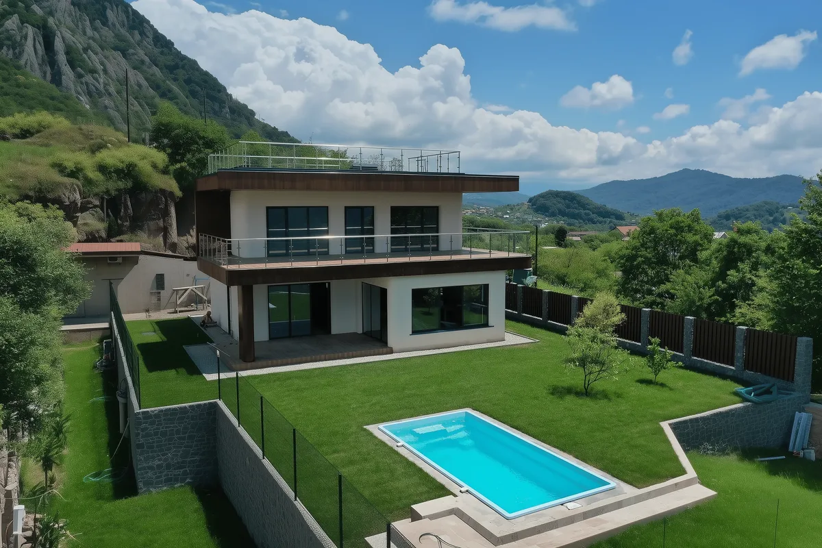 Композитный бассейн Laguna 6 — визуализация в Щелково