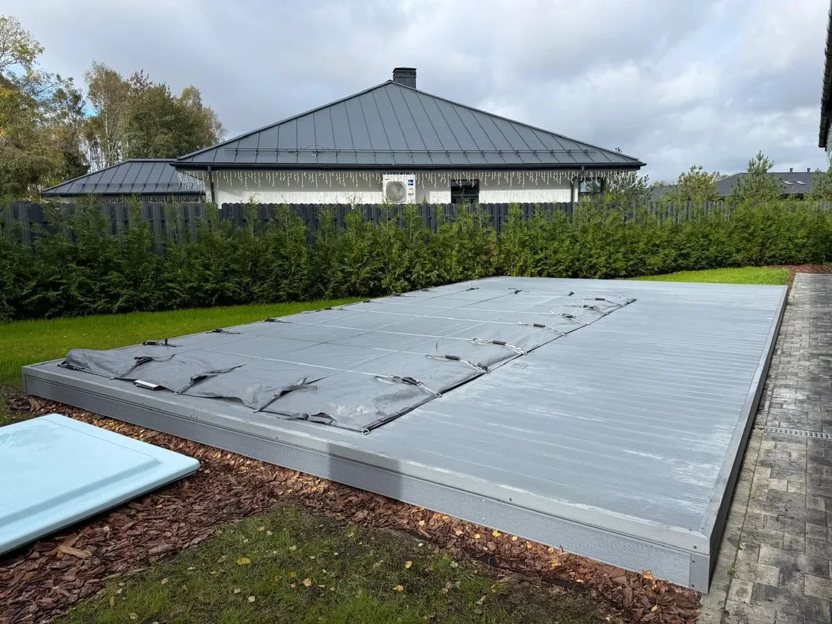 Покрывало Laguna Cover Mesh — установка в Щелково