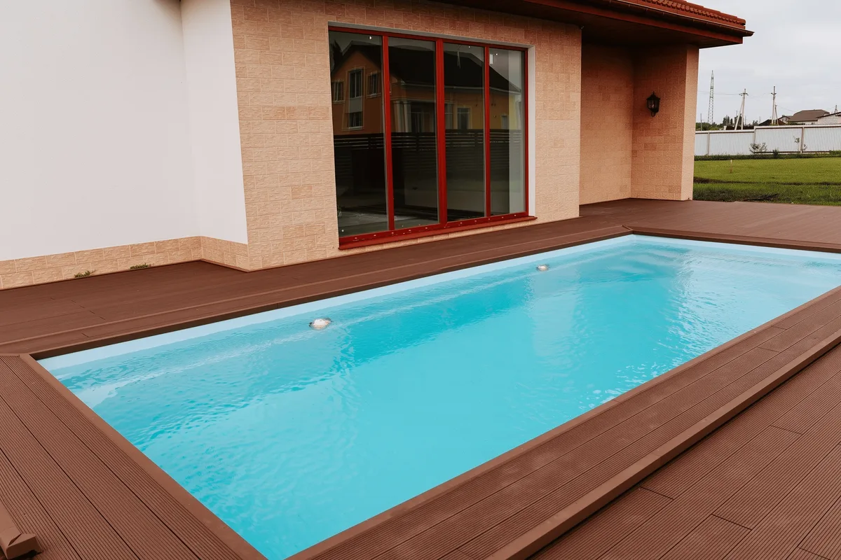 Композитный бассейн Laguna 8 — вид сверху в Щелково